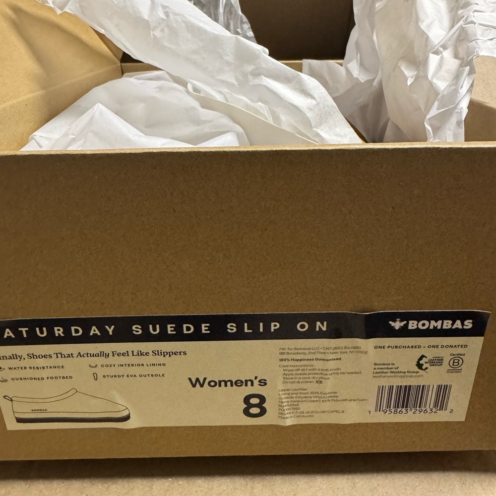 Bombas Women's Saturday Suede Slip-On - Picture 2 of 3